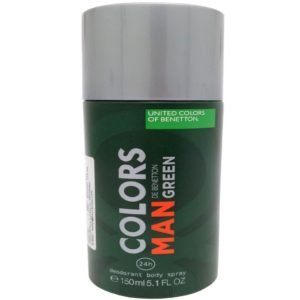 Benetton Colors de Benetton Man Green Deodorant Spray for Men 150ml