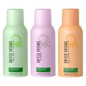 United Colors Of Benetton Stay Positive, Live Free And Love Yourself Pack Of 3 Deodorants