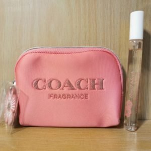 Coach Floral Blush Pouch with 7.5ml Perfume Miniature For Women