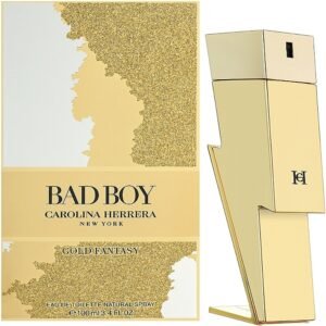 Carolina Herrera Bad Boy Gold Fantasy Edt 100ml for Men Tester Pack