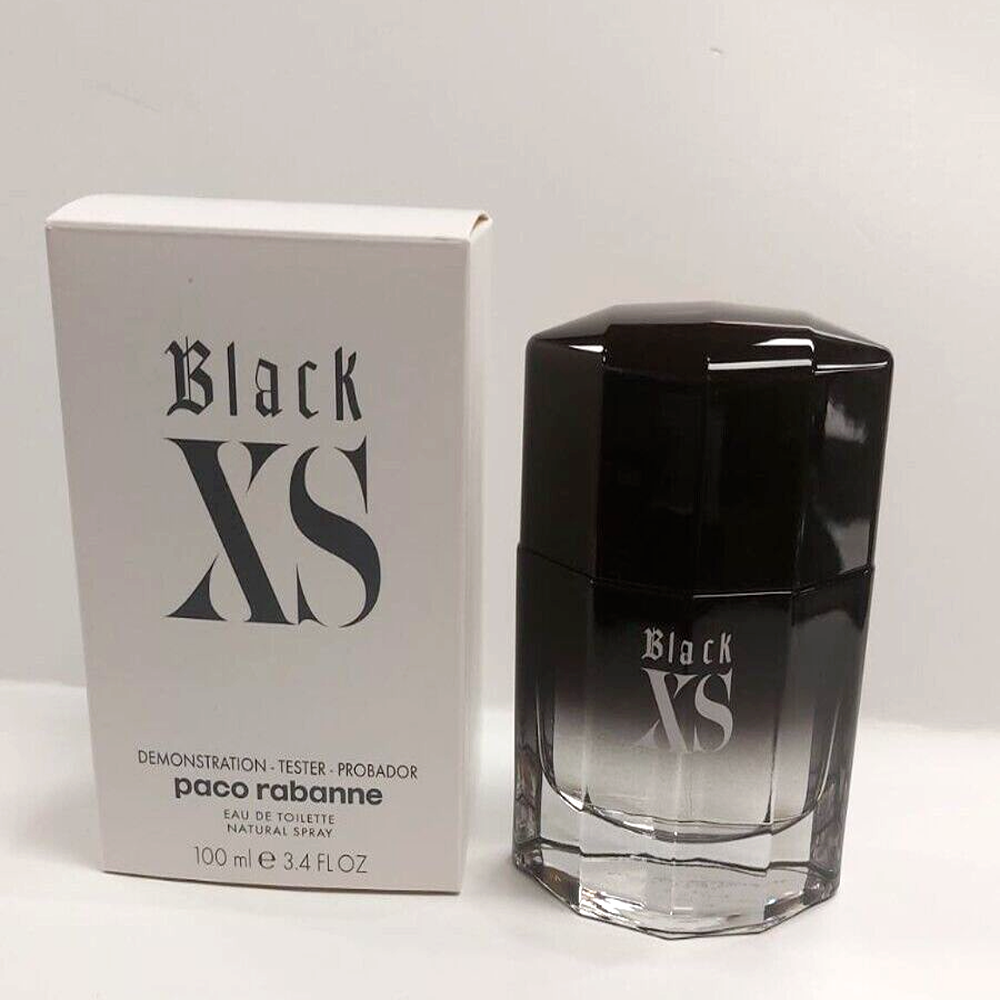 Paco Rabanne Black Xs Edt 100ml For Men Tester Pack