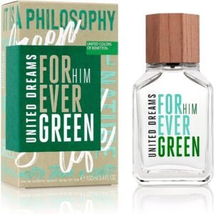 United Dreams Forever Green Him Benetton Edt 100ml For Men Tester Pack